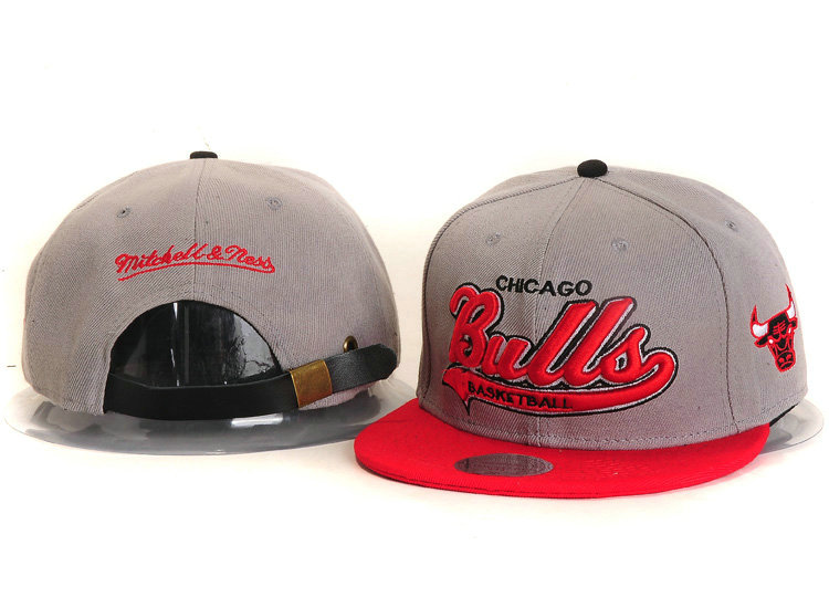 Chicago Bulls Grey Snapback Hat YS